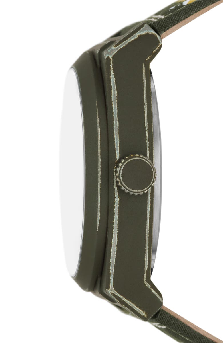 Fossil x Star Wars<sup>™</sup> Limited Edition Boba Fett Ventile<sup>®</sup> Strap Watch, 43mm, Alternate, color, 
