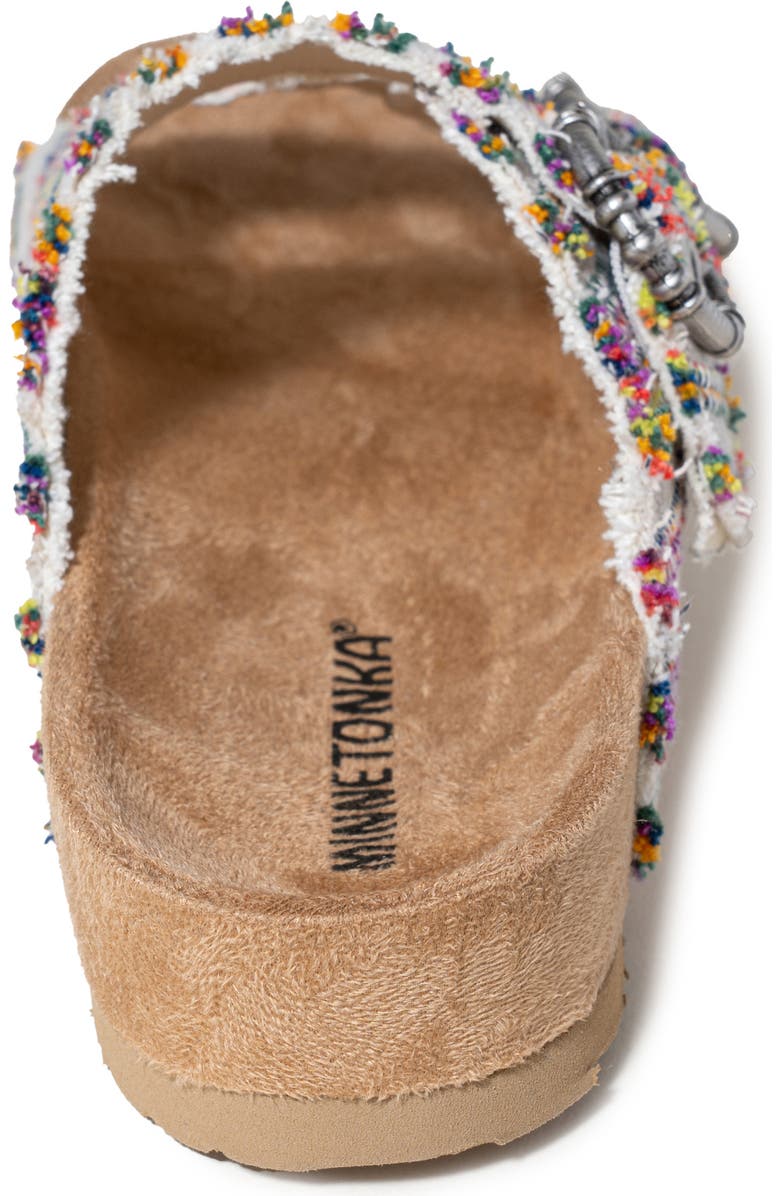 Minnetonka Georgine Sandal, Alternate, color, Fiesta Stripe