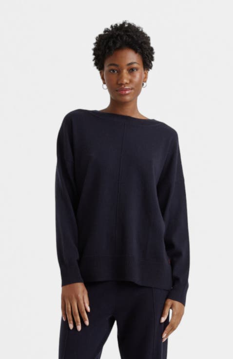 Wool-Cashmere Relaxed Slouchy Sweater