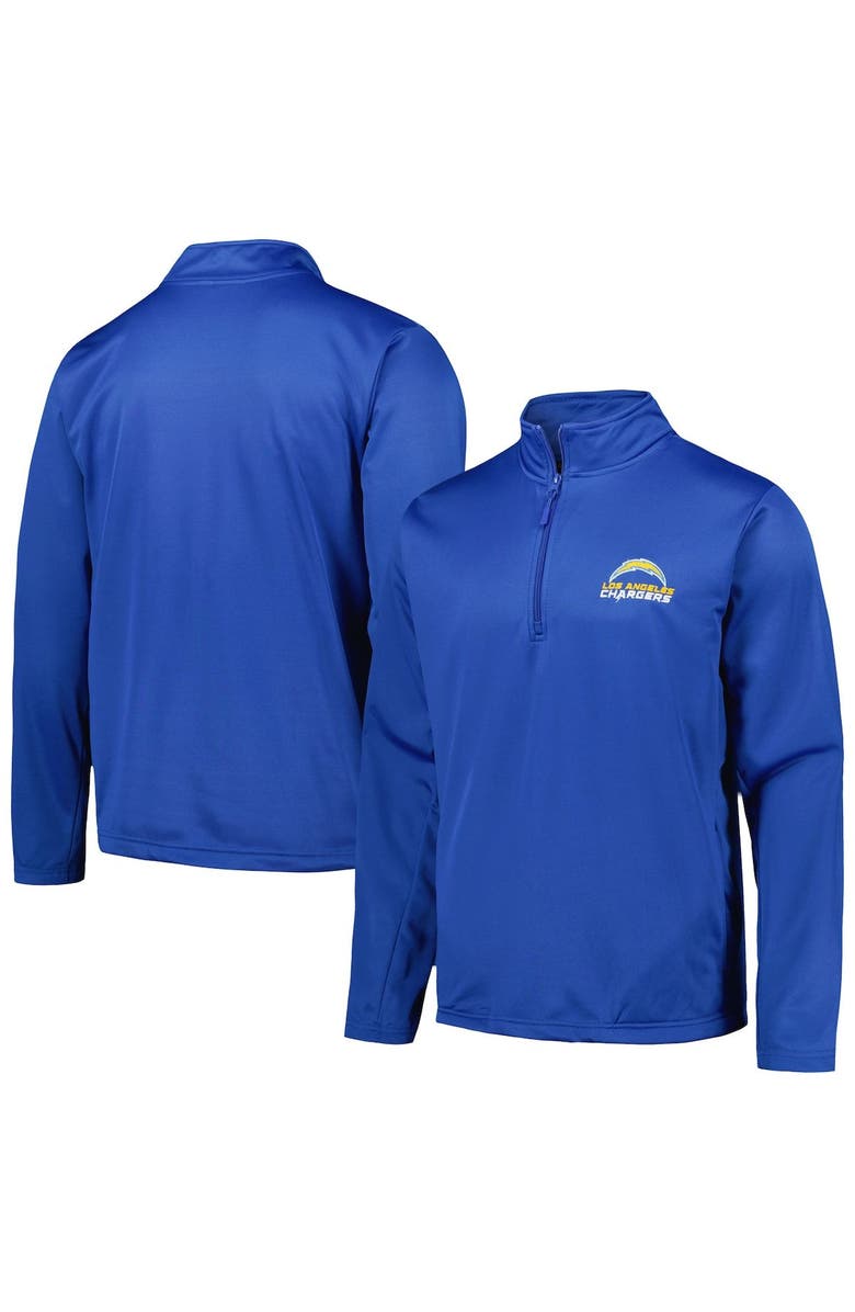 DUNBROOKE Men's Dunbrooke Powder Blue Los Angeles Chargers All-Star Tech Quarter-Zip Top, Main, color, Powder Blue