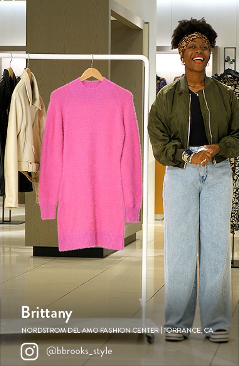 Adeline Long Sleeve Sweater Dress, sales video thumbnail