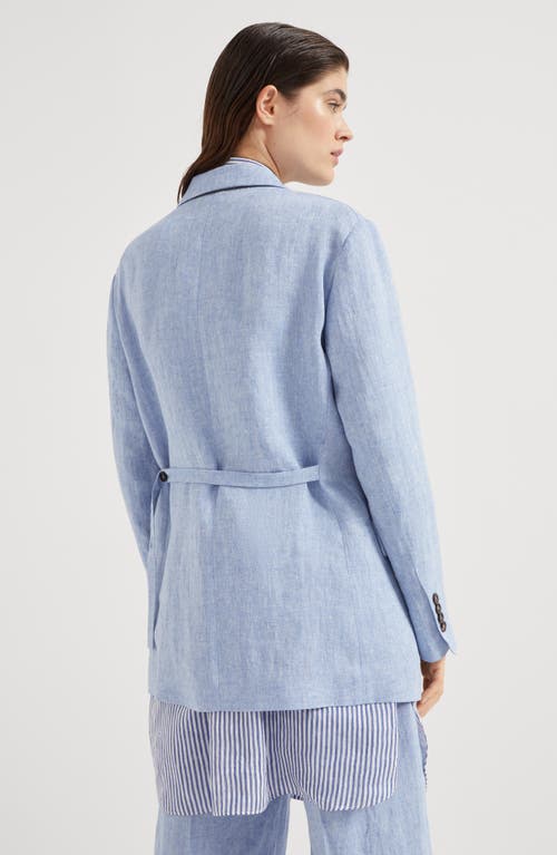 BRUNELLO CUCINELLI BRUNELLO CUCINELLI SPARKLING CANVAS BLAZER