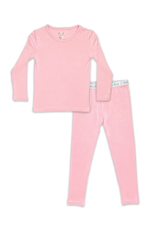 Kids' Dusty Rose Set of 2 Piece Pajamas