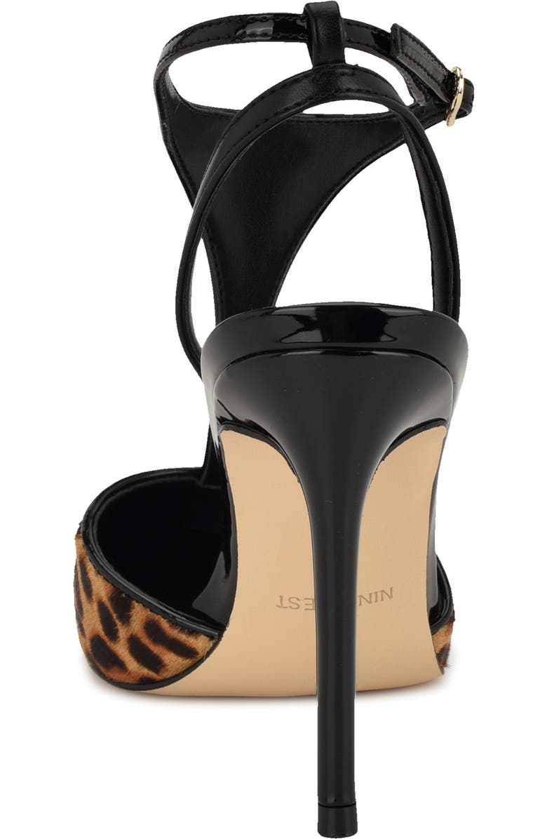 Nine West Fiesta Genuine Calf Hair Pointed Toe Pump, Alternate, color, Dark Natural