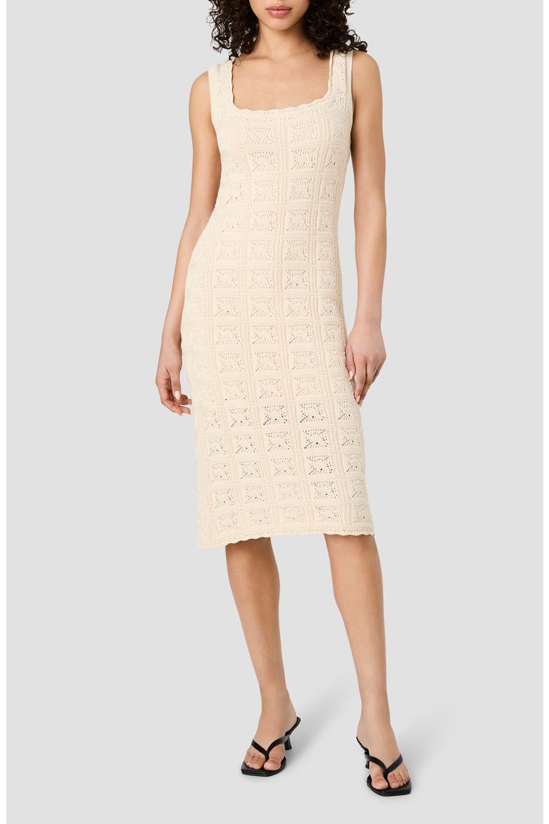 Nellis Stitch Sleeveless Body-Con Dress, Main, color, ECRU