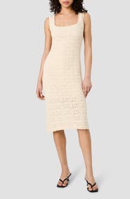 French Connection Nellis Stitch Sleeveless Body-Con Dress