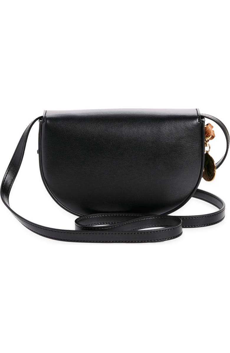 Stella McCartney Small Frayme Whipstitch UPPEAL<sup>™</sup> Apple Leather Saddle Bag, Alternate, color,