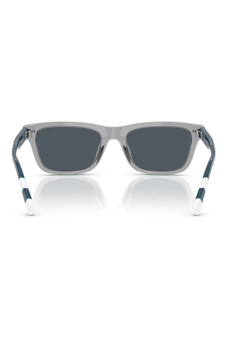 54mm Phantos Sunglasses, Alternate, color, TRANSPARENT GREY / DARK GREY