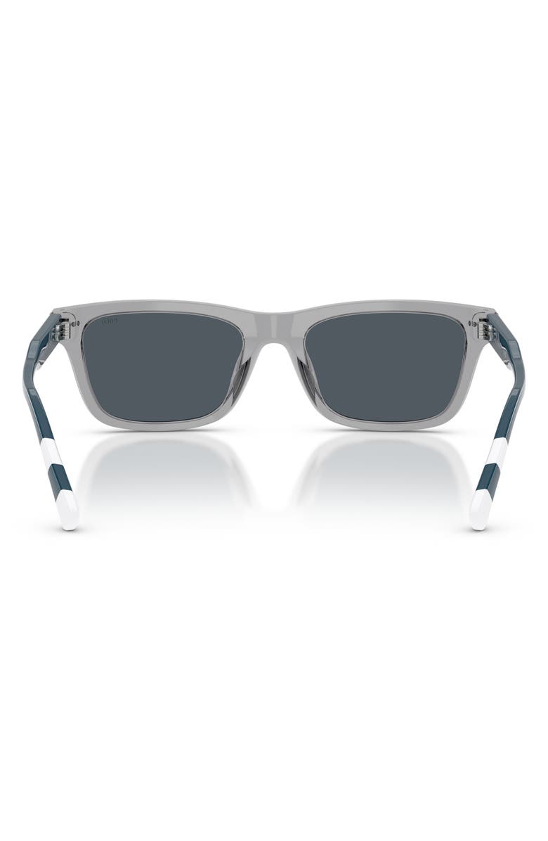 Polo Ralph Lauren 54mm Phantos Sunglasses, Alternate, color, Transparent Grey / Dark Grey