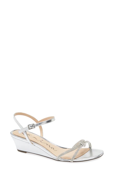 Valeria Ankle Strap Wedge Sandal (Women)