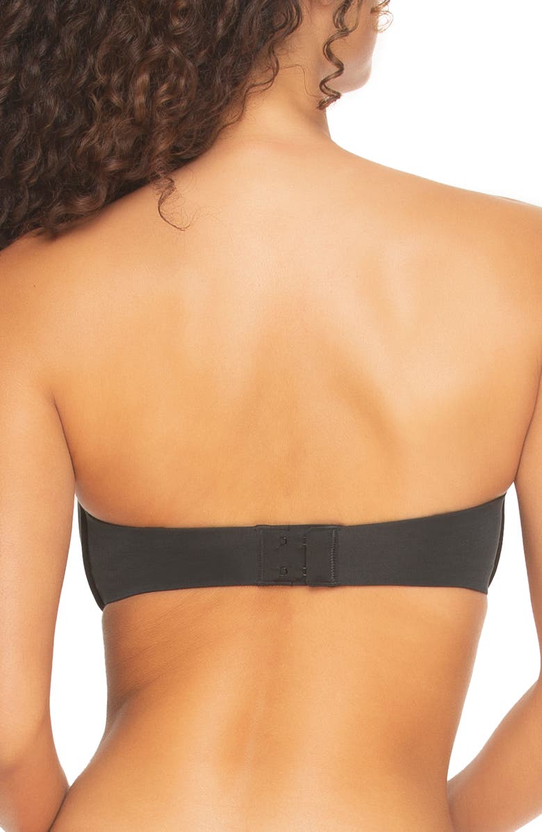Felina Body Luxe Convertible Strapless Underwire Contour Bra, Alternate, color, Black