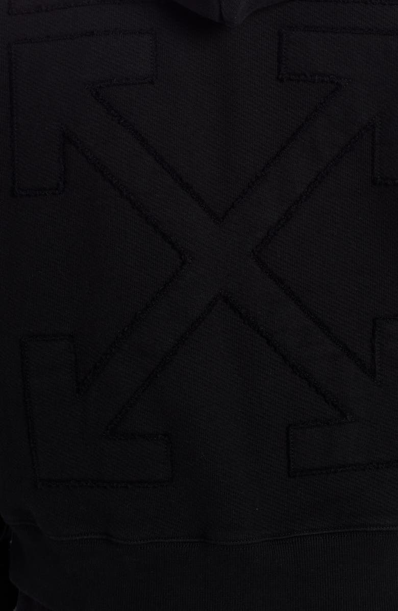 Off-White Arrow Logo Slim Hoodie, Alternate, color, 