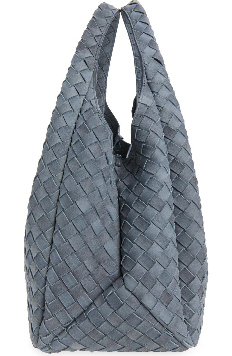 Bottega Veneta Large Campana Suede Shoulder Bag, Alternate, color,