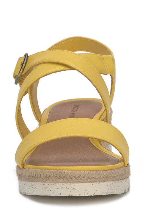 LUCKY BRAND LUCKY BRAND TRIANNA STRAPPY PLATFORM SANDAL