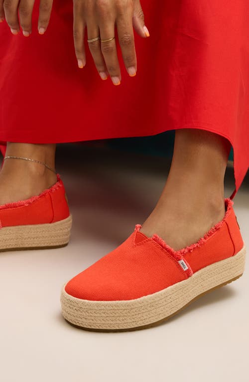TOMS TOMS VALENCIA PLATFORM ESPADRILLE