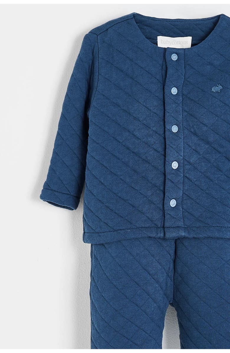 Babycottons Mat 0 Cardigan and Pants set for Infant, Alternate, color, Pastel-Blue