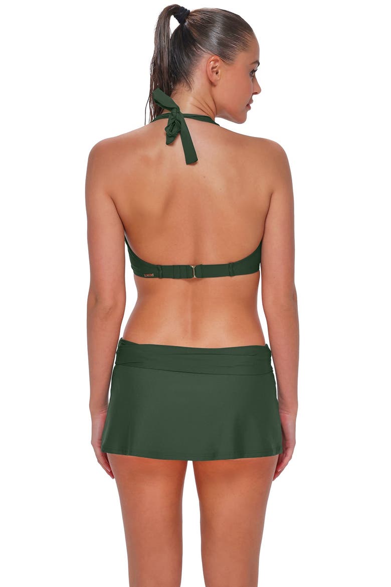 Muse Halter Bikini Swimsuit Top - F Cup, Alternate, color, ISLAND GREEN