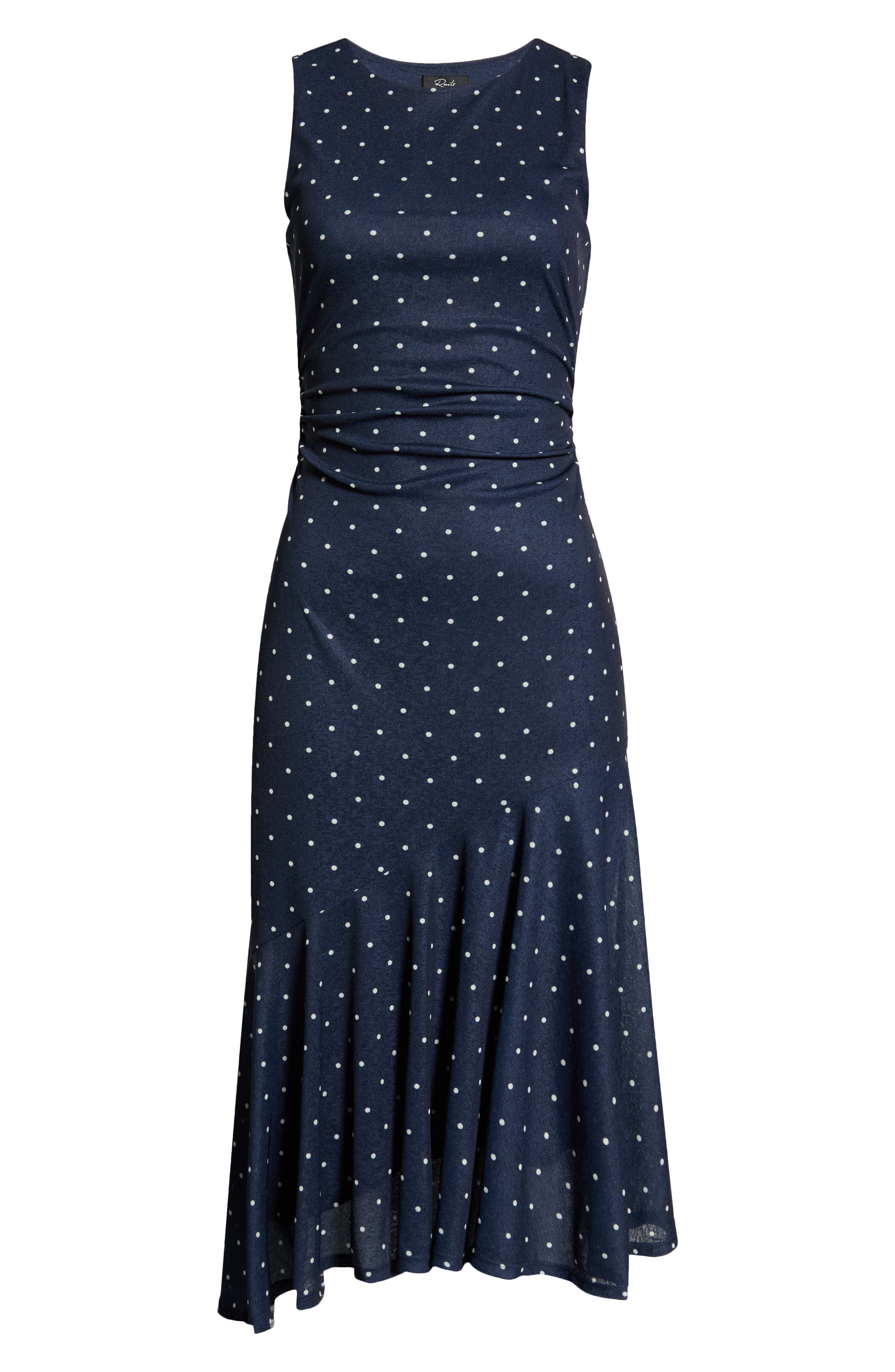 selected NAVY POLKA DOTS