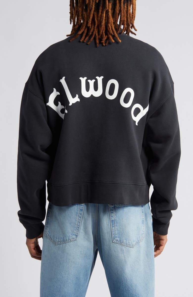Elwood Oversize Quarter Zip Sweatshirt, Alternate, color, 