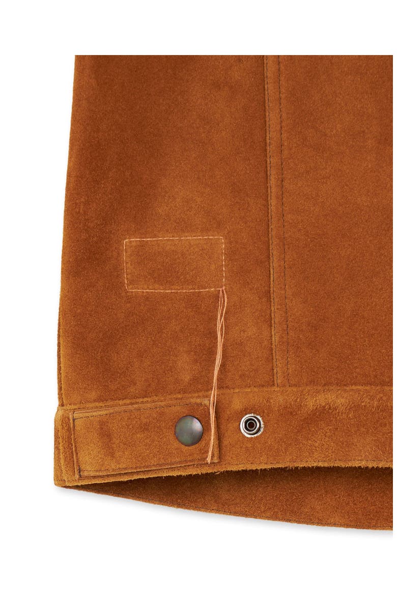 Thirty Heritage Leather Jacket, Alternate, color, Ecru