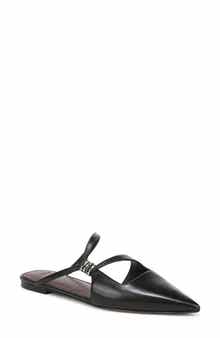 Vince Gilia Strappy Pointed Toe Flat Mule