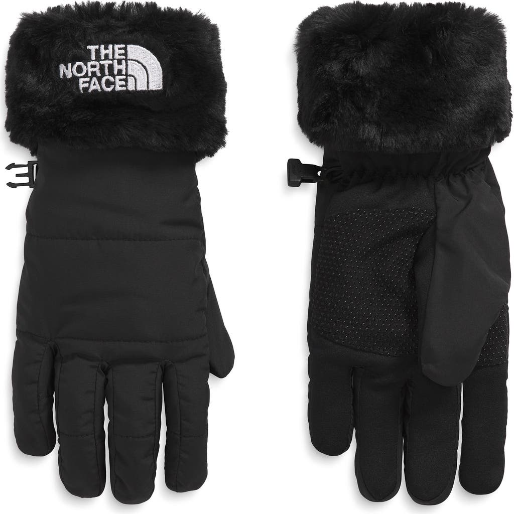 The North Face Kids' Shasta Water Repellent Gloves In Black
