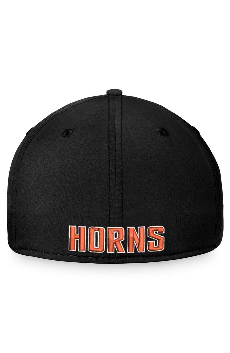 TOP OF THE WORLD Men's Top of the World Black Texas Longhorns Reflex Logo Flex Hat, Alternate, color, 