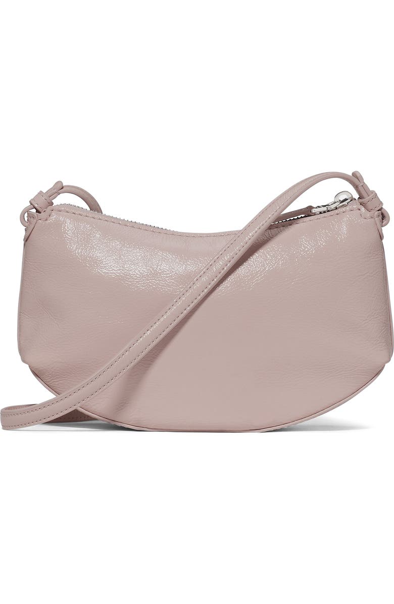 Kate Spade New York loop glazed leather crossbody bag, Alternate, color, Morning Beach