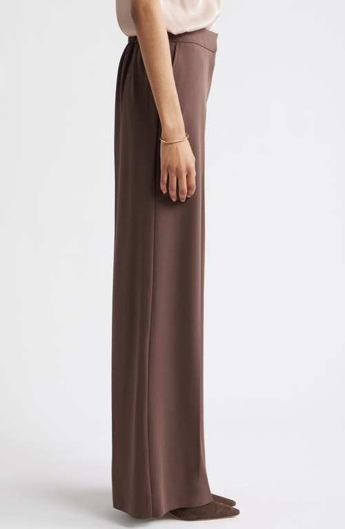Nordstrom The Lennox Wide Leg Trousers In Brown