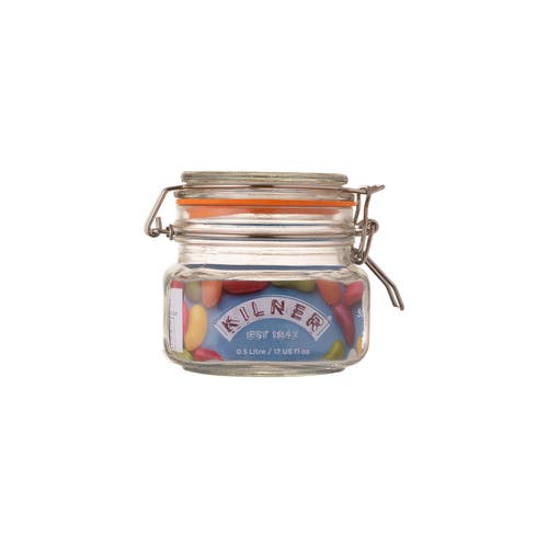 Kilner Square Clip Top Jar For Canning And Food Storage In Transparent