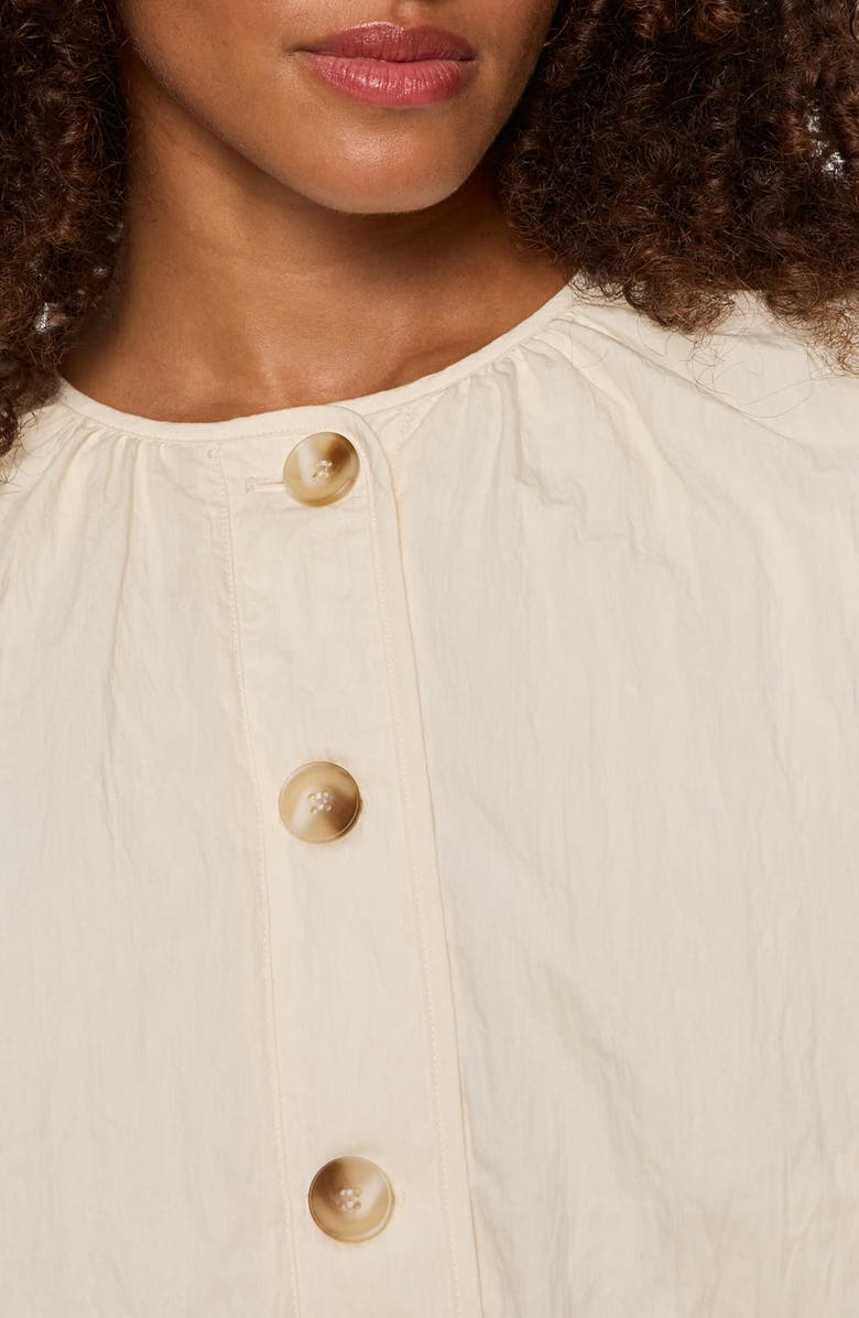 Sanctuary Dandelion Cotton Blend Quilted Jacket, Alternate, color, Collagen White