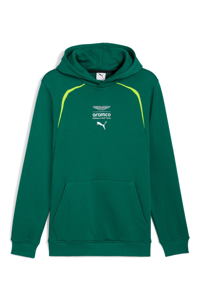 x AMF1 French Terry Hoodie, Alternate, color, GREEN LUX
