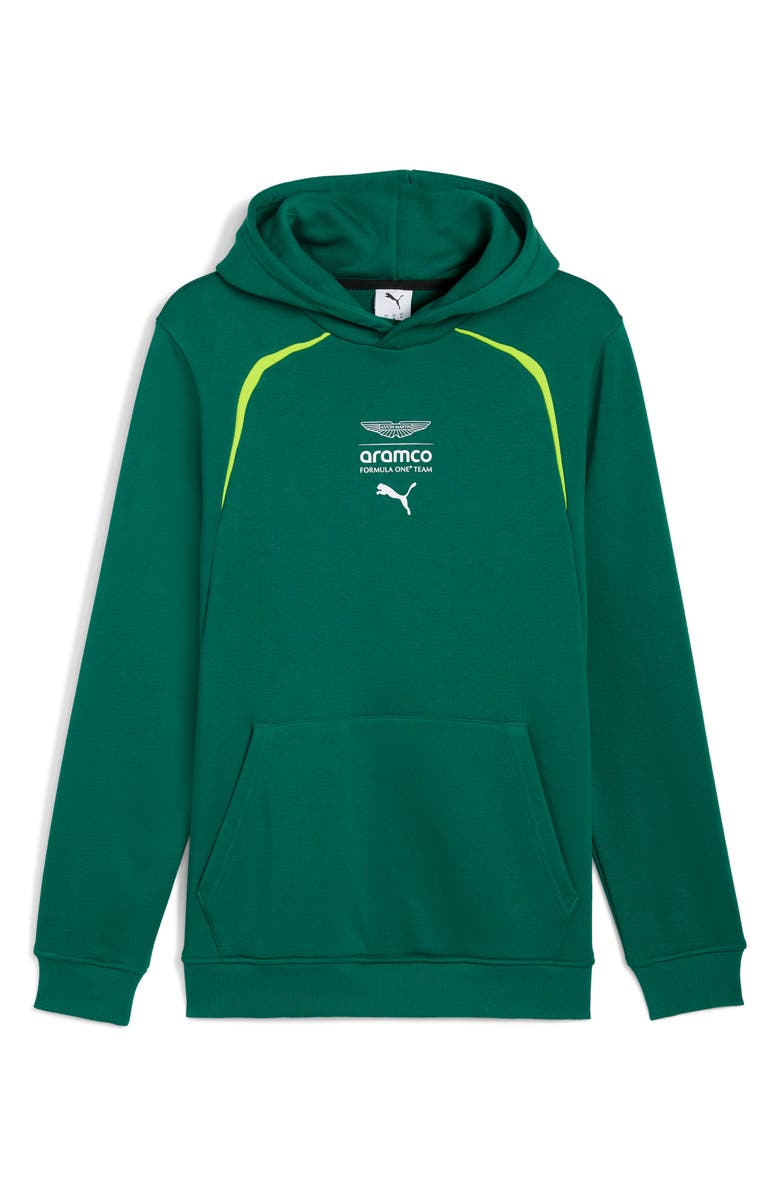 PUMA x AMF1 French Terry Hoodie, Alternate, color, Green Lux