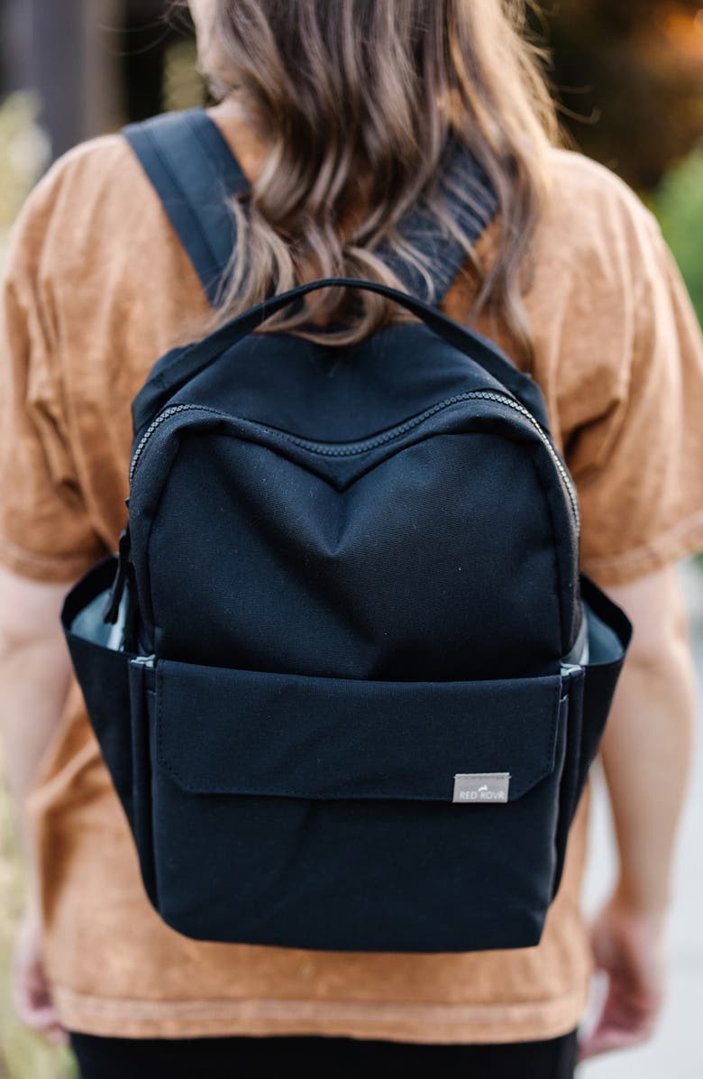 RED ROVR Mini Roo Diaper Backpack, Alternate, color, Black