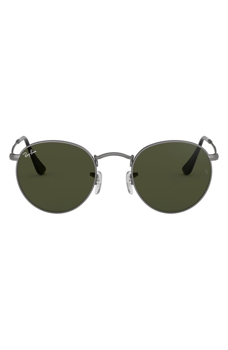 Ray-Ban 50mm Round Sunglasses, Main, color, 