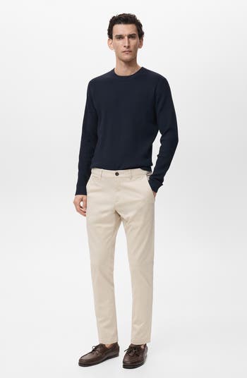Prato Crop Tapered Stretch Cotton Chinos