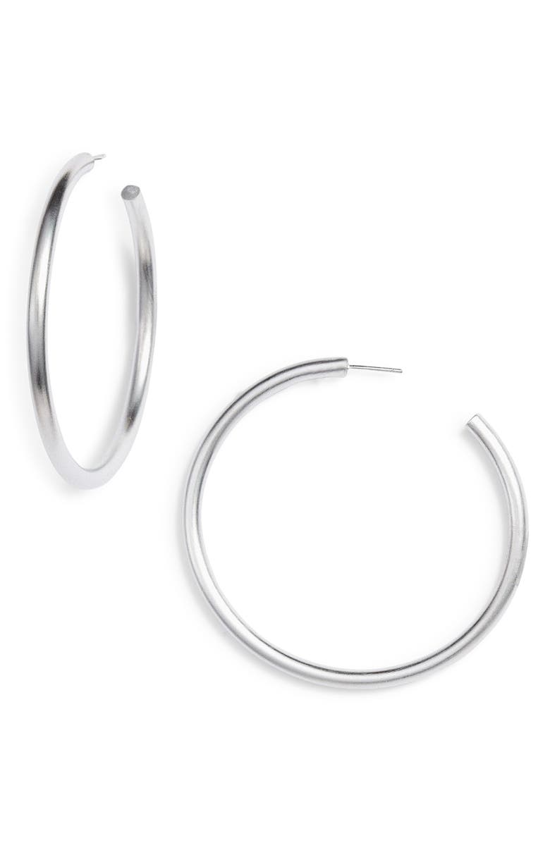 Dean Davidson Ipanema Hoop Earrings, Main, color, Silver