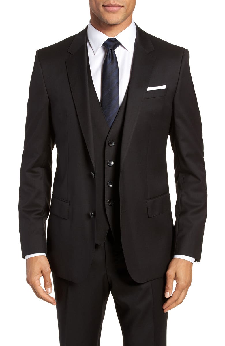 BOSS Hayes CYL Slim Fit Solid Wool Sport Coat, Main, color, 