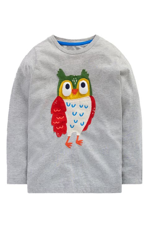 Kids' 3D Novelty Long Sleeve Cotton T-Shirt (Toddler & Little Kid)