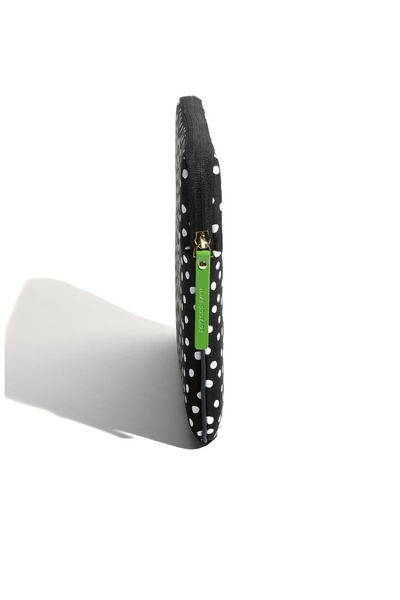 neoprene iPad sleeve, Alternate, color, RAINSPOT BLACK/ WHITE