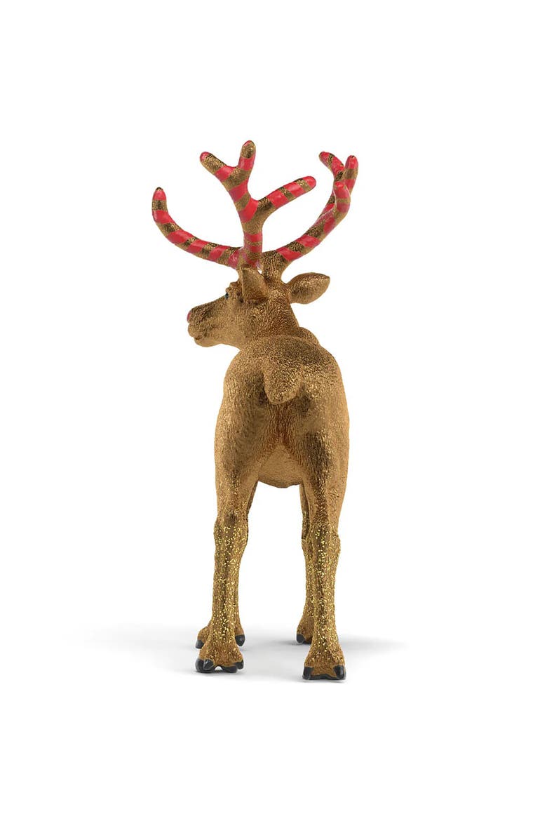 Wild Life, Golden Anniversary Reindeer, 4.6 Inch Figurine, Play Toy, Alternate, color, Multicolored