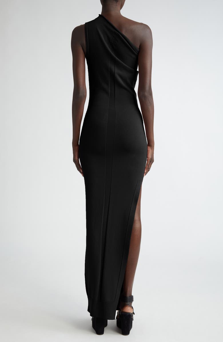 Rick Owens Athena One-Shoulder Sweater Dress, Alternate, color, 