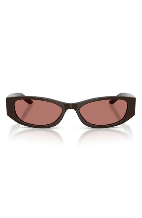 PR D22S 54mm Rectangular Sunglasses