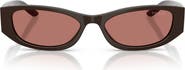 Prada PR D22S 54mm Rectangular Sunglasses