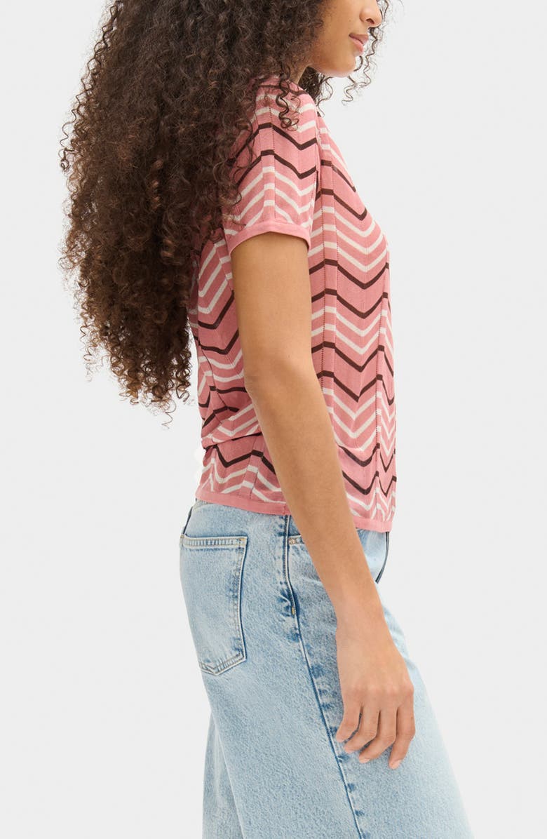 ALIGNE Donna Knit Polo, Alternate, color, Terracotta