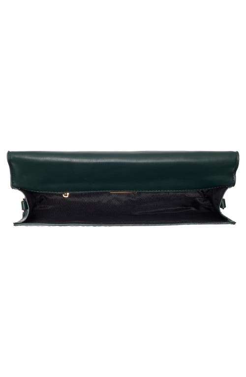 Urban Expressions Handbags Woven Convertible Clutch In Green
