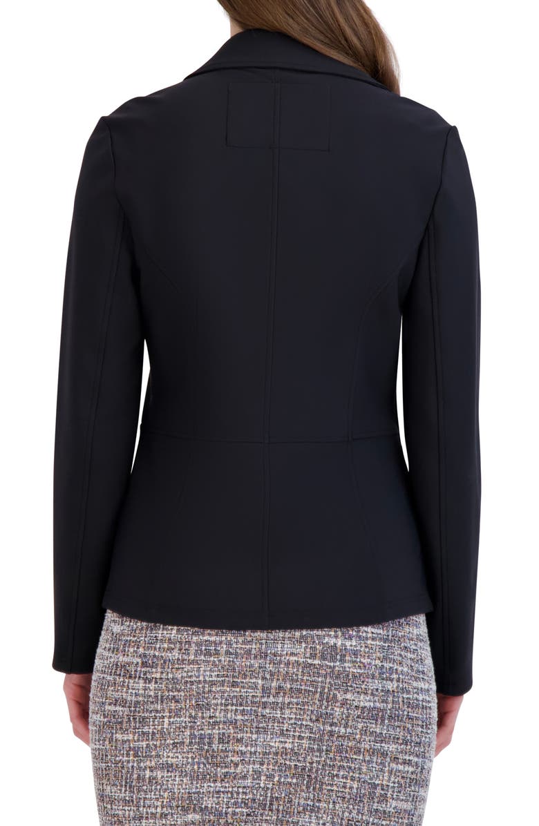 Ookie & Lala Scuba Knit Moto Jacket, Alternate, color,