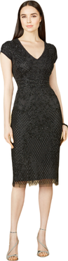 LARA New York Cap Sleeve Midi Gown