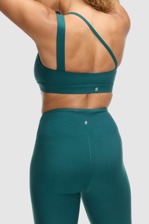 Peloton Cadent O-ring One Shoulder Bra In Green
