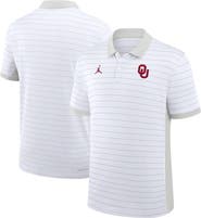 Jordan Brand Men's Jordan Brand White Oklahoma Sooners 2025 Early Season Coaches Sideline Victory Stripe Performance Polo